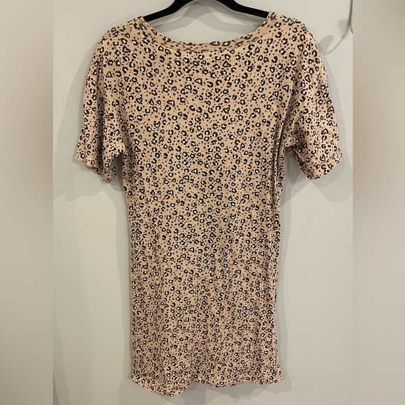 Aerie Leopard Print Tee Dress - Picture 6 of 6